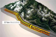 世界上最長的隧道，圣哥達基線隧道長57公里